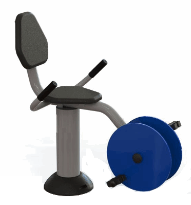 Dụng cụ xe đạp có tựa lưng