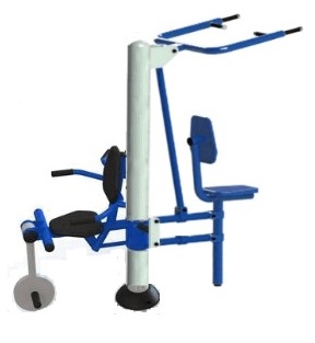 Dụng Cụ Thể Thao Ngoài Trời | Dụng cụ 2 trong 1: Kéo tay - Móc chân