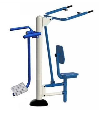 Dụng Cụ Thể Thao Ngoài Trời | Dụng cụ 2 trong 1: Kéo tay - Lắc eo