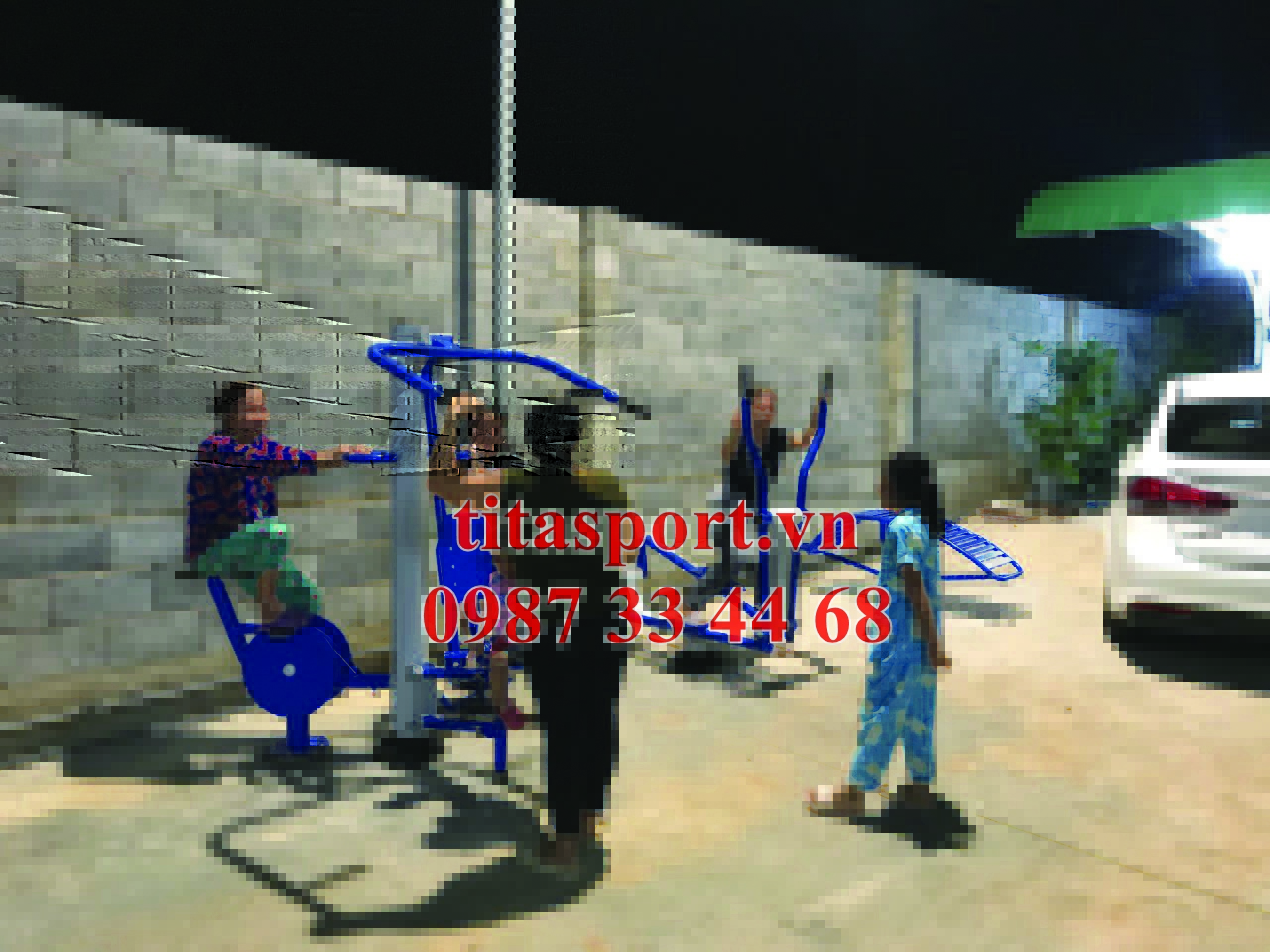 thiết bị thể dục ngoài trời khu dân cư