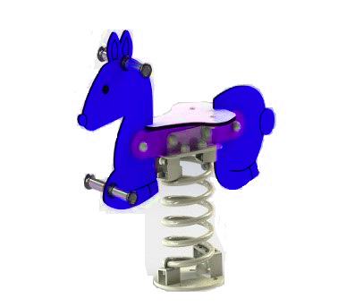 Thú nhùn lò xo con hươu