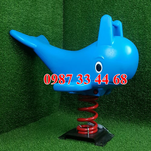 Thú nhún lò xo con cá voi