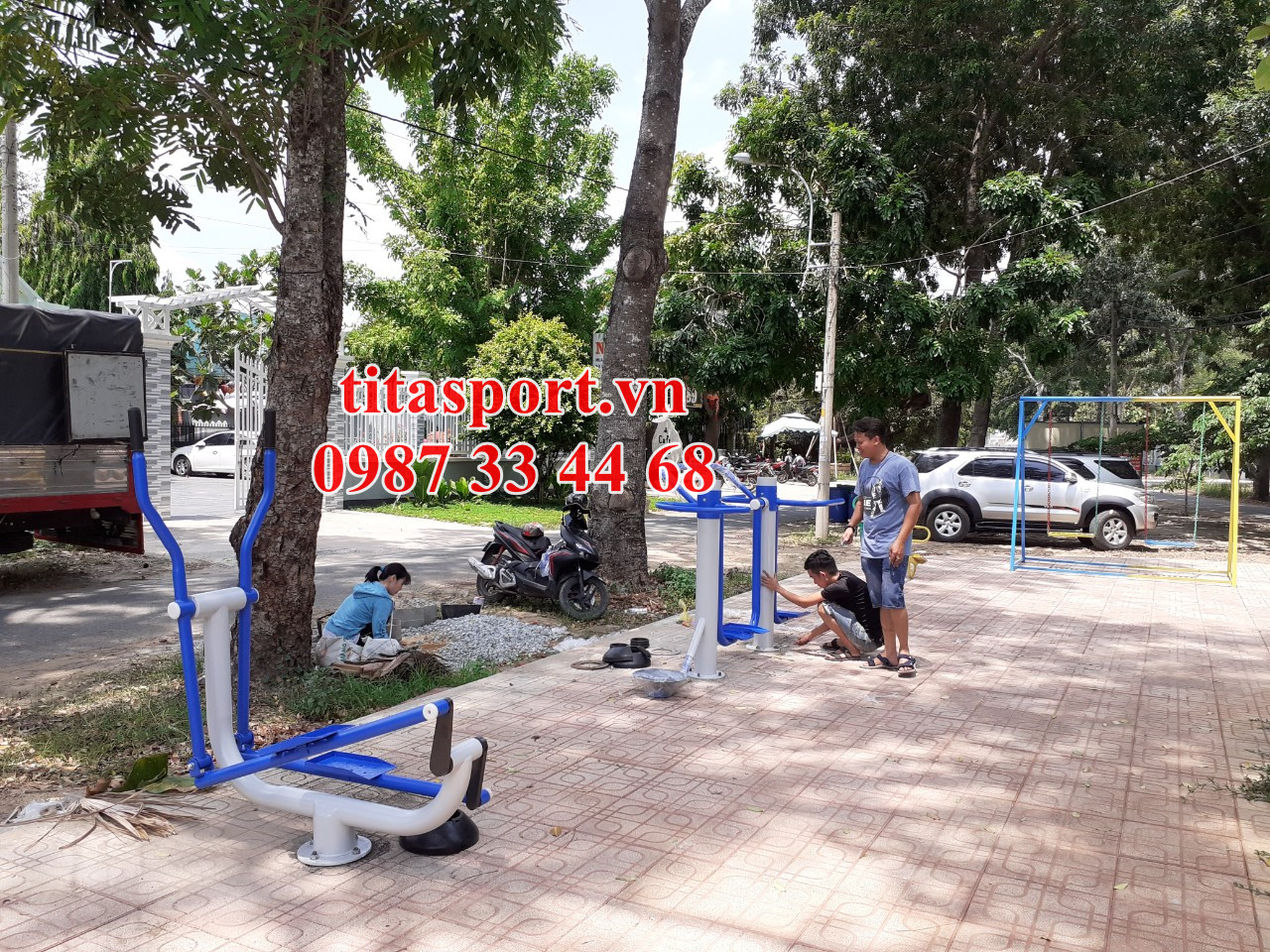 Lắp đặt tại công viên 2